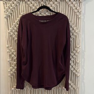 Women's Burgundy Top